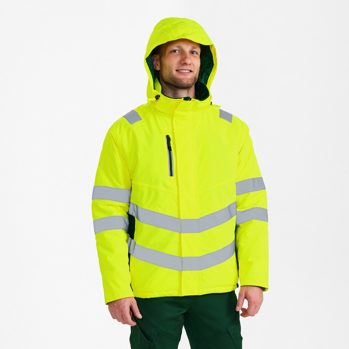 Engel Safety winterjack 1946-930 - Hi-vis Yellow / Green - 6XL