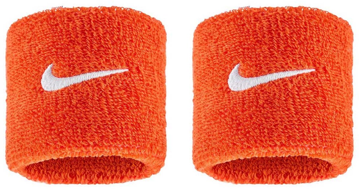 Nike Accessories Swoosh Classic Polsband 2 Eenheden Oranje Man,Vrouw