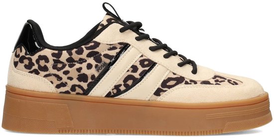 Baskets pour femmes femme POSH by Poelman LILY - Beige et marron - Pointure 40