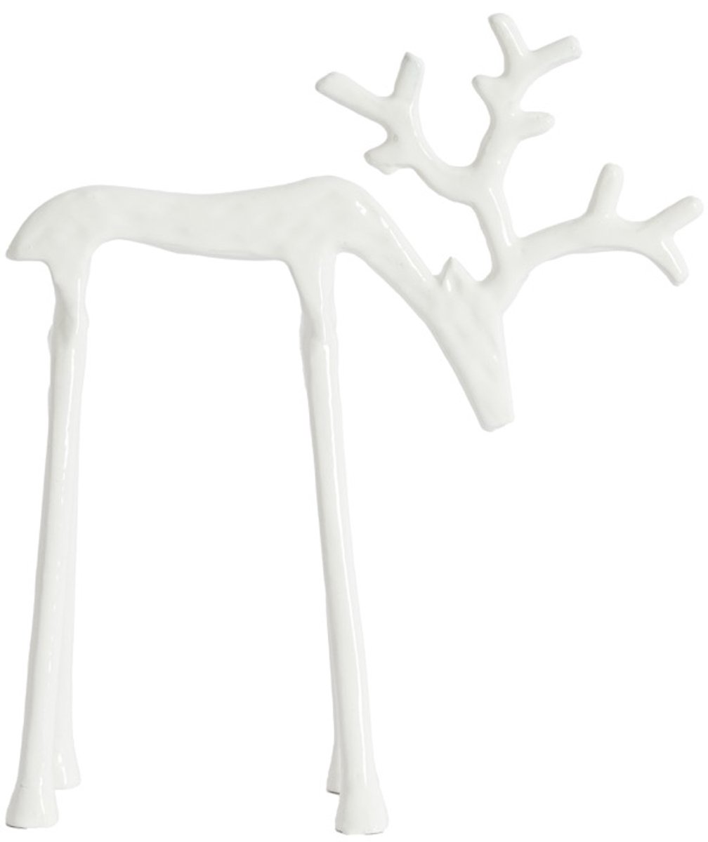 Ornament 21,5x9,5x25 cm DEER crème