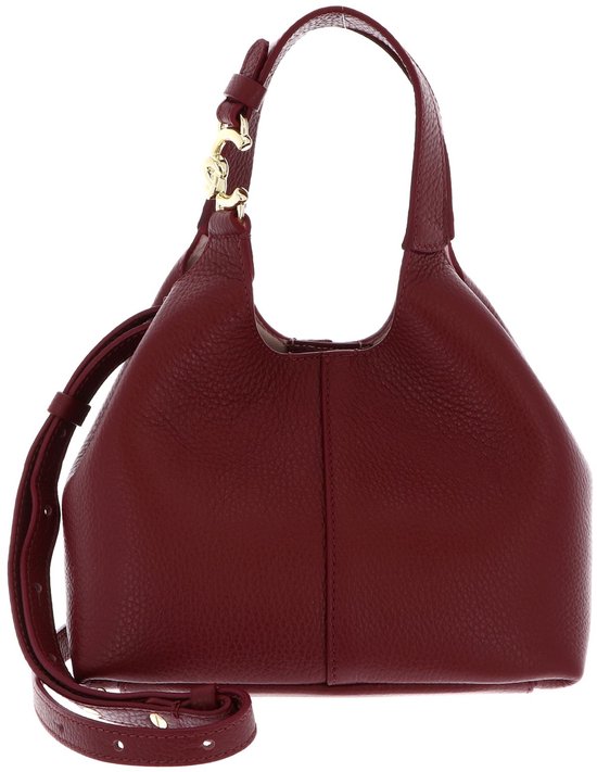 COCCINELLE Cuir sac à main sac à épaule bandoulière C-Easy Crossbody Bag Ribes framboise