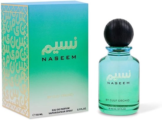 Gulf Orchid Naseem Eau de Parfum 110 ml – Unisex Parfum met Fruitige, Bloemige & Aquatische Noten | Fris & Elegant voor Dames & Heren | Ideaal voor Dagelijks Gebruik, Kantoor & Vrije Tijd met Kajal Sticker