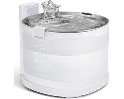 Fontaine à eau sans fil Cheerble pour chat 2 L avec Technologie MagDrive™ – Fontaine Chats -silencieuse sans pompe avec batterie 5 000 mAh, détecteur de mouvement, sans BPA | Fontaine pour chat facile à nettoyer | Elfin E1+