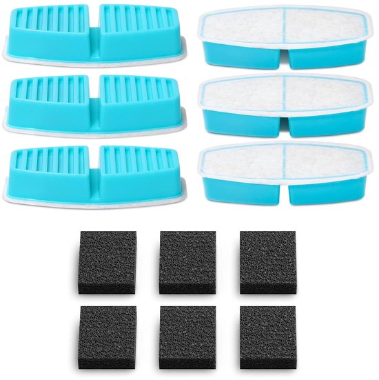 oneisall 8-pack vervangingsfilters voor kattenfontein