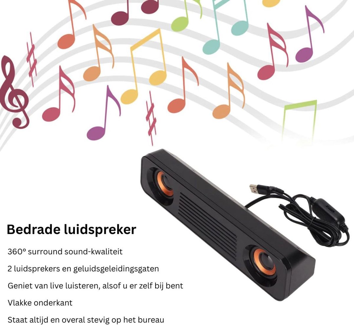 CLVP Soundbar Pc - Bekabelde en - afbeelding 3