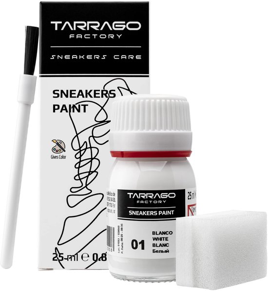 Tarrago Sneakers Paint 25ml 001 Wit bol