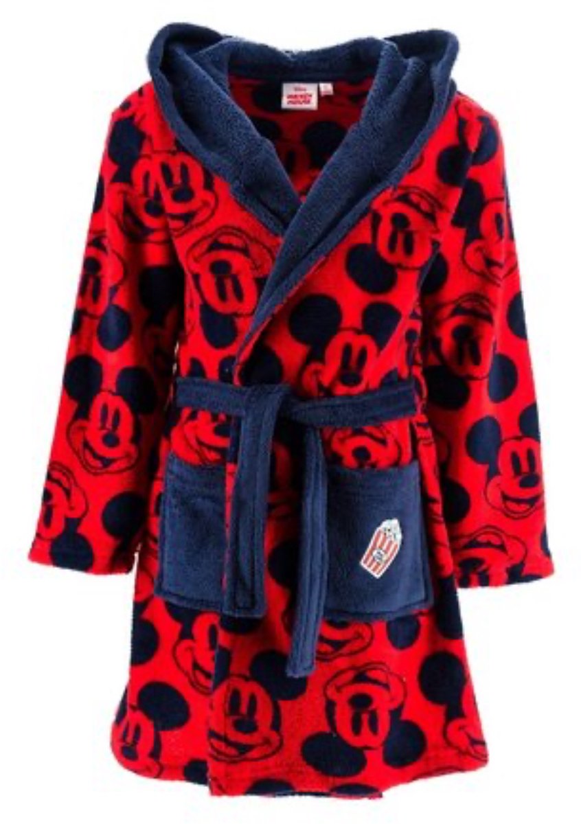 Disney Mickey Mouse Coral Fleece Badjas Maat 116