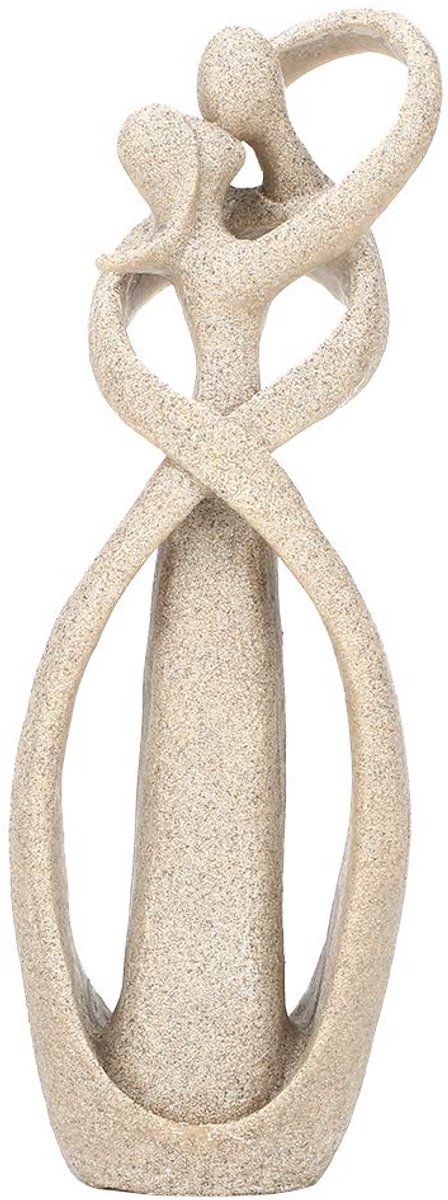 Azomor® Moderne decoratieve sculptuur van kussend paar voor woonkamer