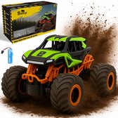 Boncy® Bestuurbare RC Auto Offroad - Monstertruck Car - Jongens Meisje Volwassenen - Monster Truck Robot Speelgoed Binnen & Buiten - Afstandbestuurbaar Race Drift Car - Afstandsbestuurbaar Raceauto Accu - Stuntauto - Bestuurbaar Elektrisch Autos Boot