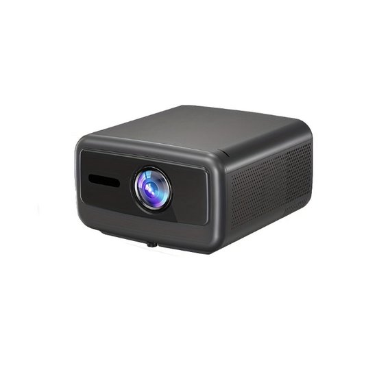 Beamer – Projector – Mini Beamer – Home Cinema – Smart Projector – 3000 Lumen Helderheid – 4K Ondersteuning & Android 12 – Ingebouwde Speakers & WiFi – 16:9 Beeldverhouding – Donkergrijs
