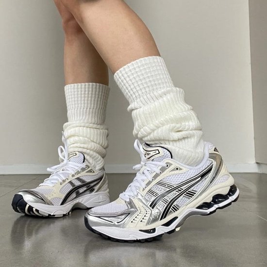 ASICS GEL-KAYANO 14 White / Minuit - Baskets - 1202A056-109 - Taille 44