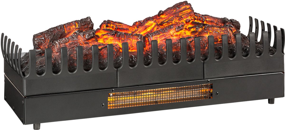 Klarstein elektrische haard, elektrische kachels voor woonkamers en binnenruimtes, elektrische haard met LED-vlammen en app-bediening, vrijstaande haard, ventilatorkachel met timer, thermostaat, 2000 W kachel