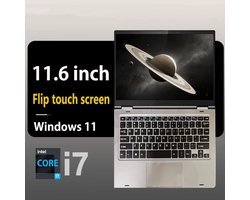Laptop 11.6 inch – 2 in 1 Touchscreen – Intel i7 – 8GB RAM – 128GB SSD – Windows 11 – Zilver