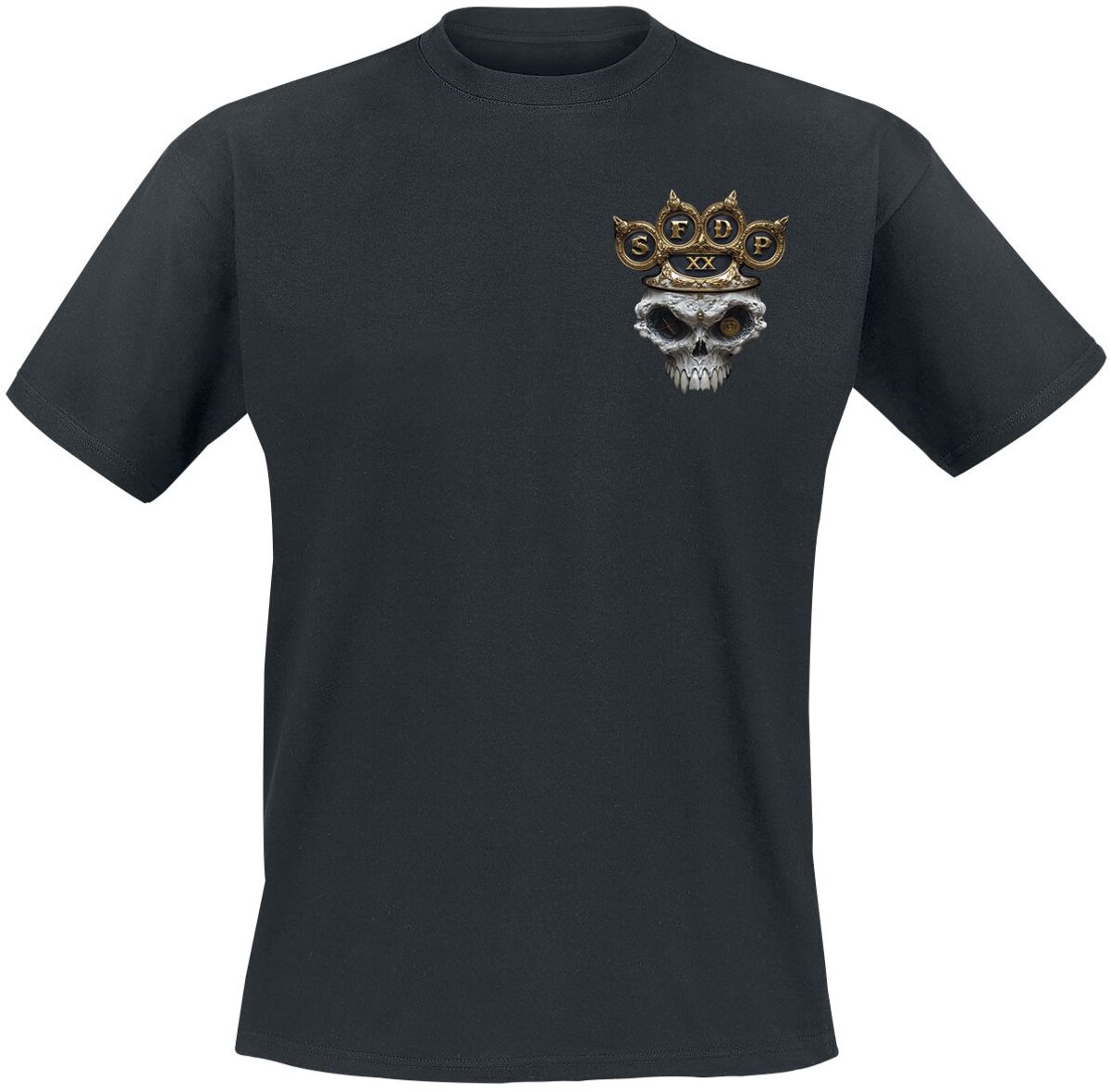 Five Finger Death Punch Brass Knuckle King Heren T-shirt - zwart - S
