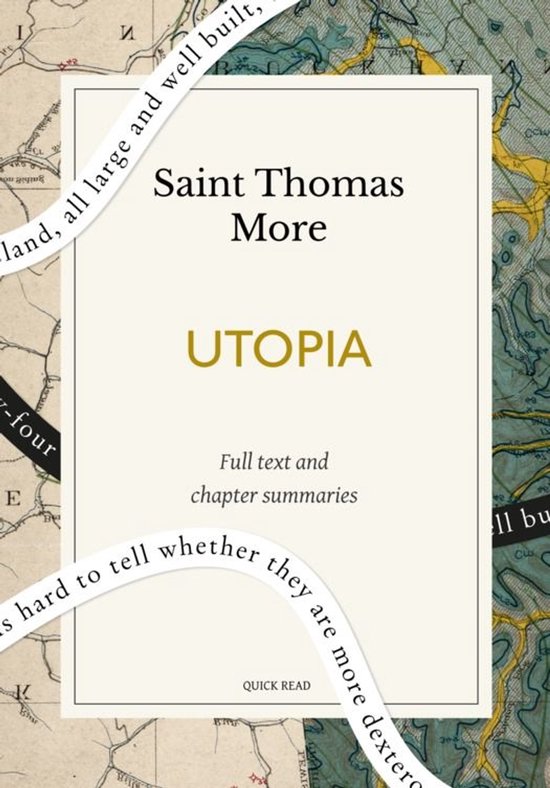 Utopia: A Quick Read edition - cover