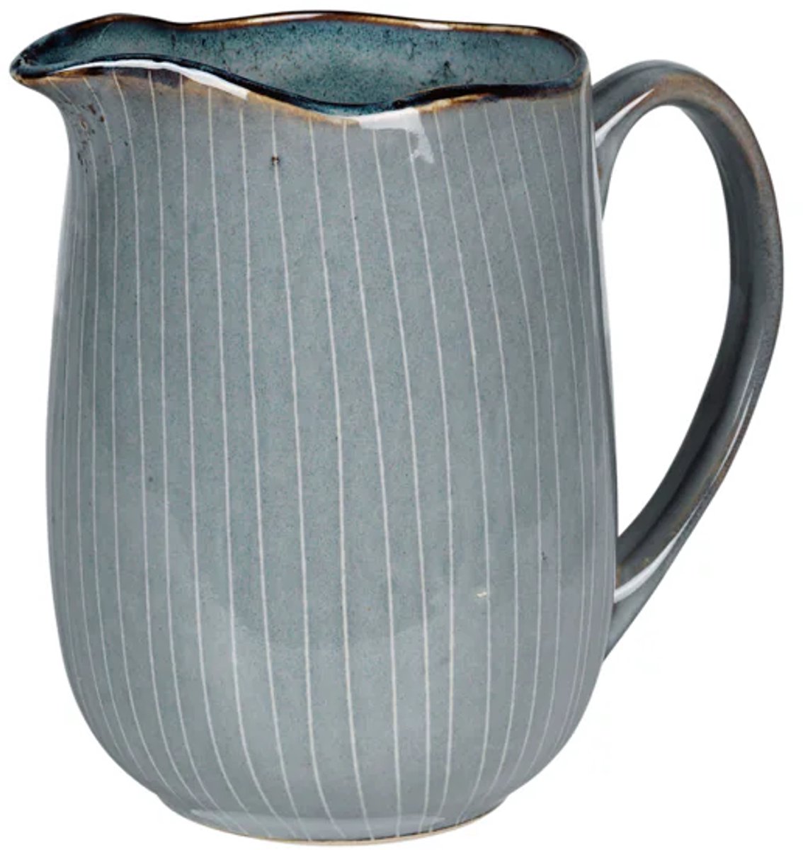 Broste Copenhagen Nordic Sea Servies Grote Melkkan Ø9 x W17 x H16 cm Large Milk Jug