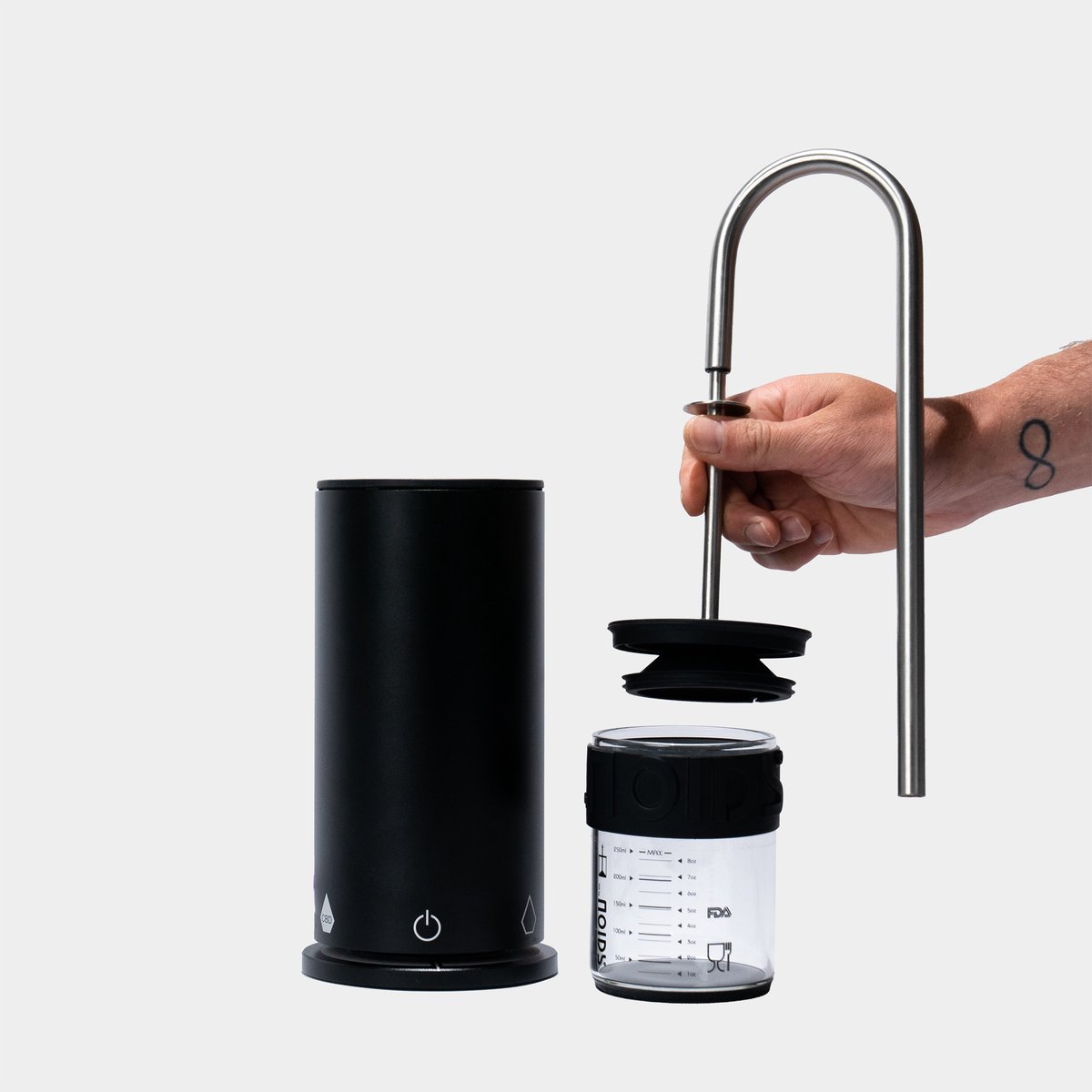 NOIDS Kruidenkoker POT 74W Zwart - afbeelding 3