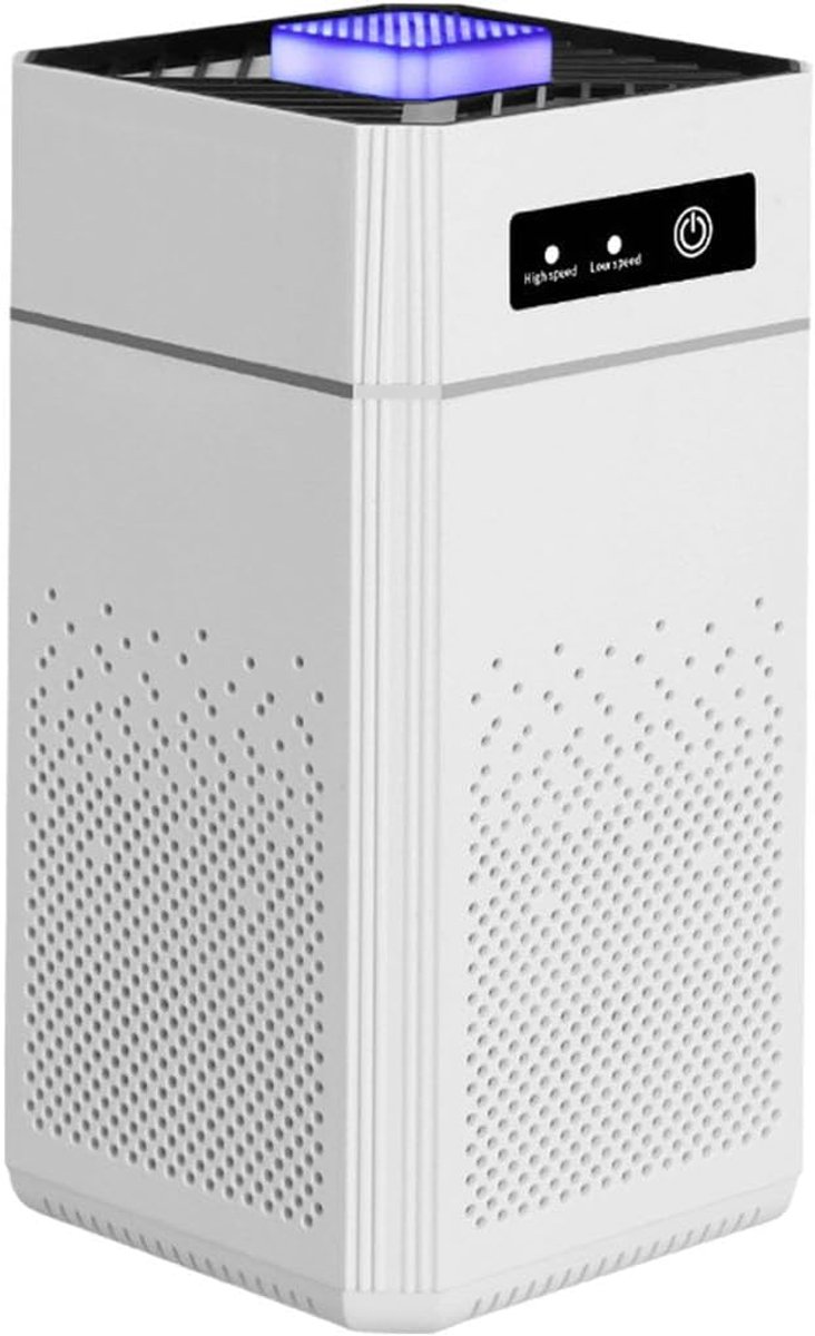 PolkaHome® HEPA Luchtreiniger, Luchtfilter met Ionizer & Drievoudige Filter – Compacte USB Air Purifier, Luchtbevochtiger & Geurverwijderaar voor Thuis, Slaapkamer & Kantoor. Air Cleaner — afbeelding 1