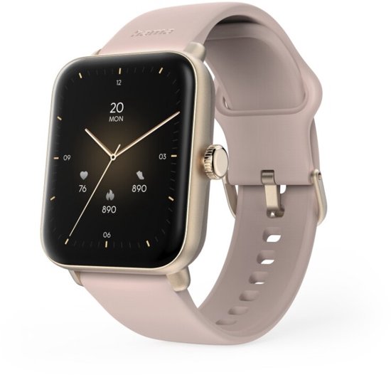 Hama Smartwatch 6010 GPS TFT-Display Telefoonfunctie Waterdicht 1.65 Inch Rosé