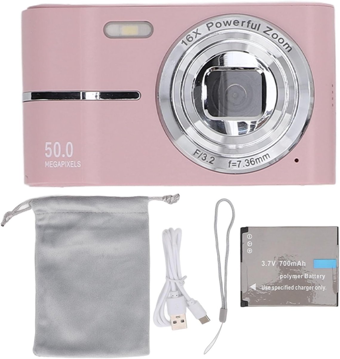 FHD 1080P digitale camera - compacte digitale videocamera voor op reis – foto 3