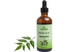 Zenatura® Neemolie - 100ml - 100% Puur, Biologisch - Neemolie voor Planten - Neem Olie als Haarolie en Huidolie