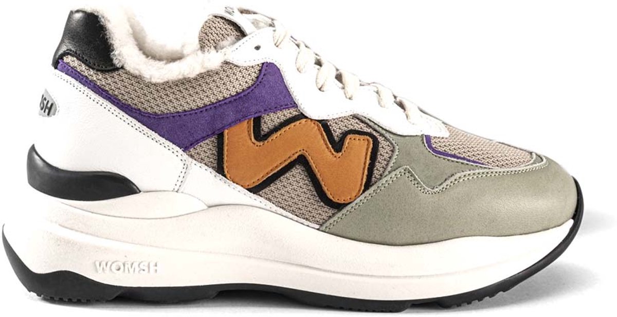WOMSH New Start Ivy Wit/Paars Dames Maat 37
