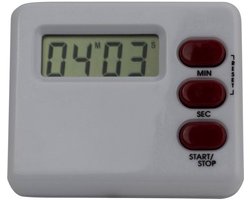 EUROTIME M902012C Timer Wit, Rood Digitaal