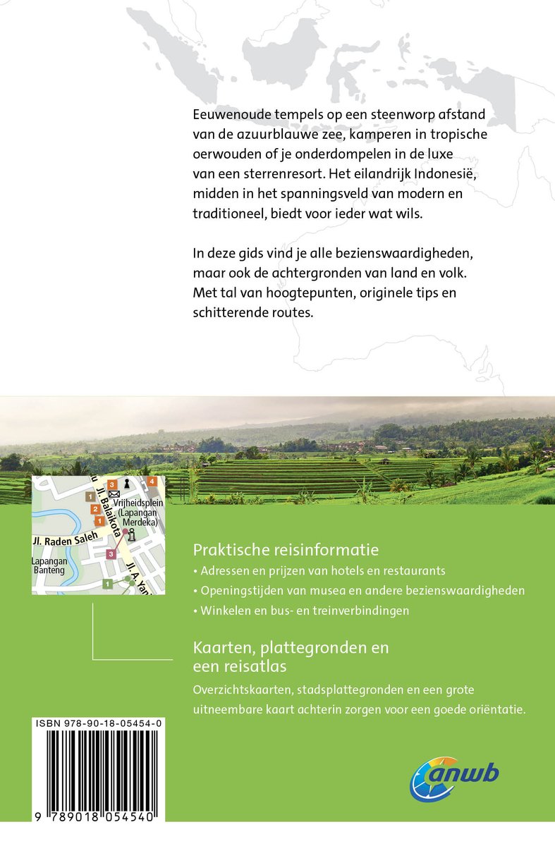 ANWB Wereldreisgids - Indonesië - back cover