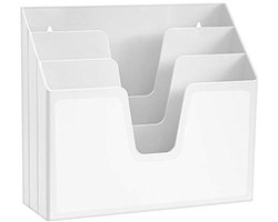 Organizer voor Papieren en Documenten met 3 Vakken - Bureau Organizer voor Kantoor