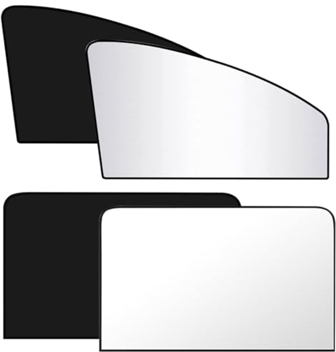 Image of 4 Stuks Magnetische Auto Zonwering voor Zijruiten