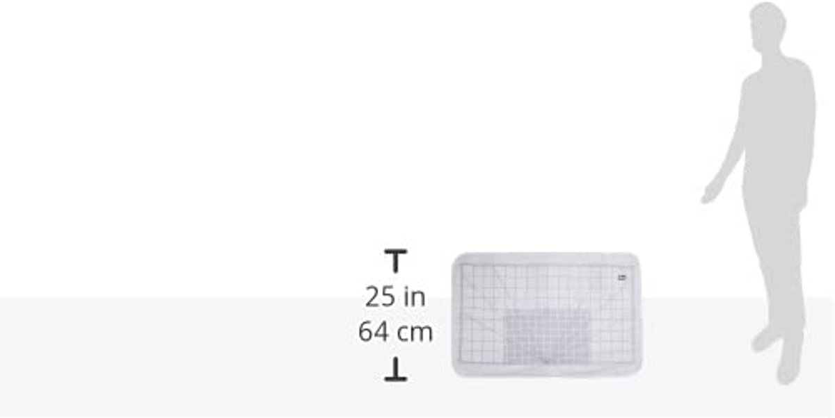 Strijkdeken 60 x 90 cm - Metrisch Geschaald en Hittereflecterend Katoen - Wit