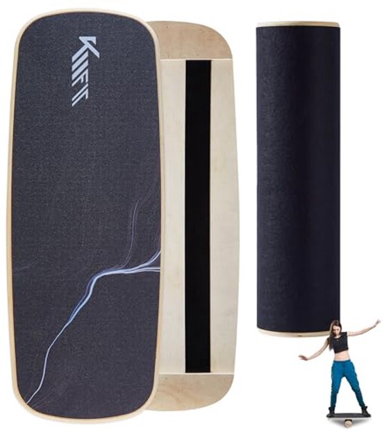 Lulilo Boldo houten balansbord - Evenwicht Balance board - Balansspeel