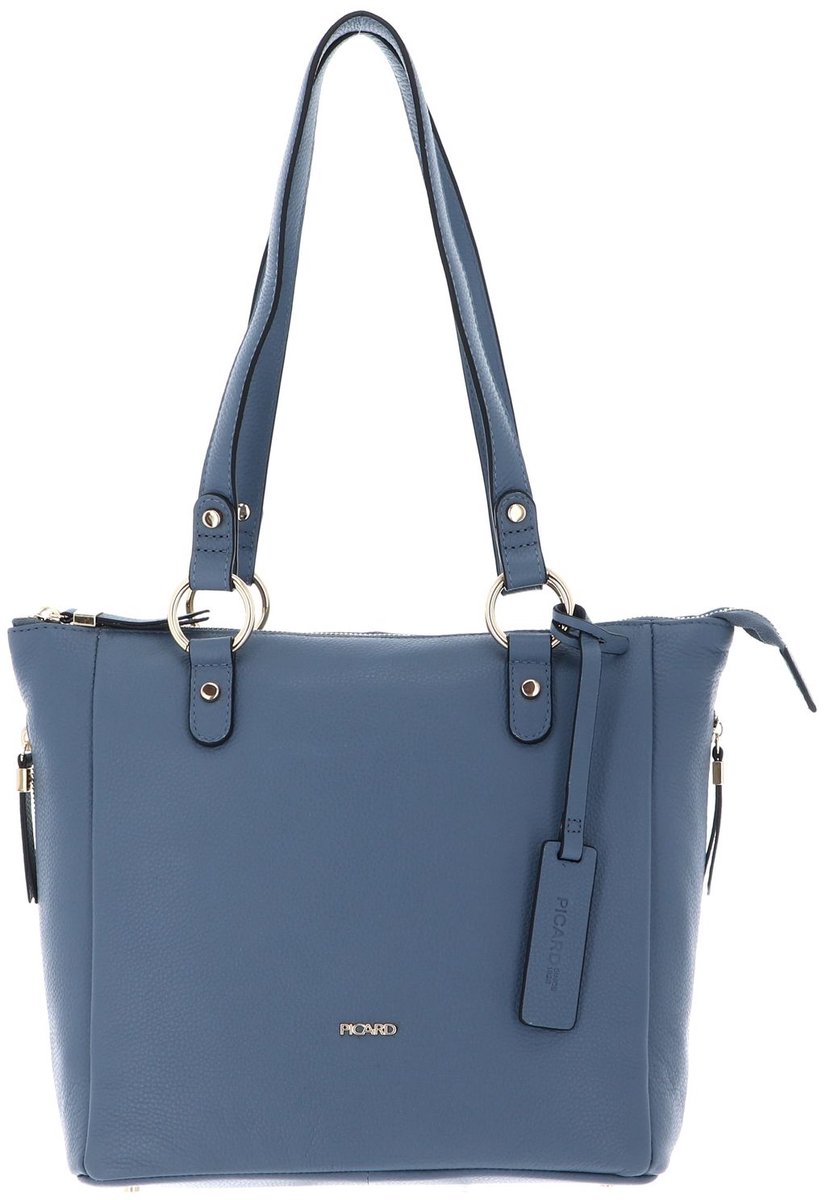 PICARD shopper schoudertas Java Shopper Denim blauwgrijs