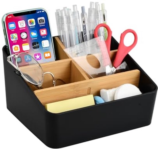 Bamboe bureau organizer 9 vakken kopen