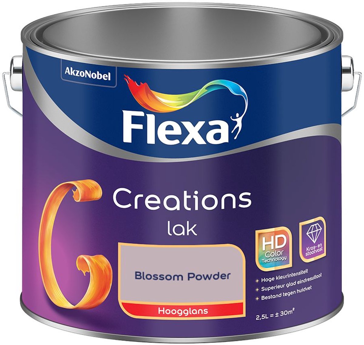 Flexa - Creations Lak Hoogglans - Blossom Powder - Mengverf - 2.5 L