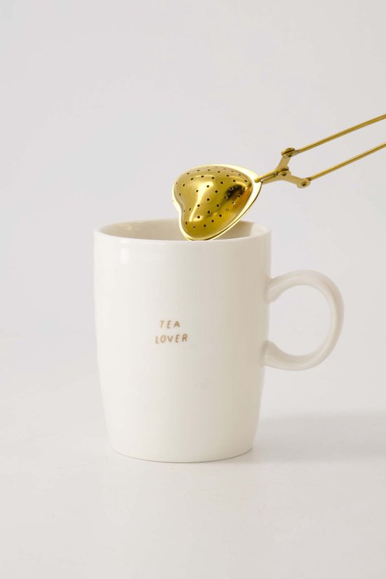 Set tasse à thé Zusss avec passoire à thé or Wit