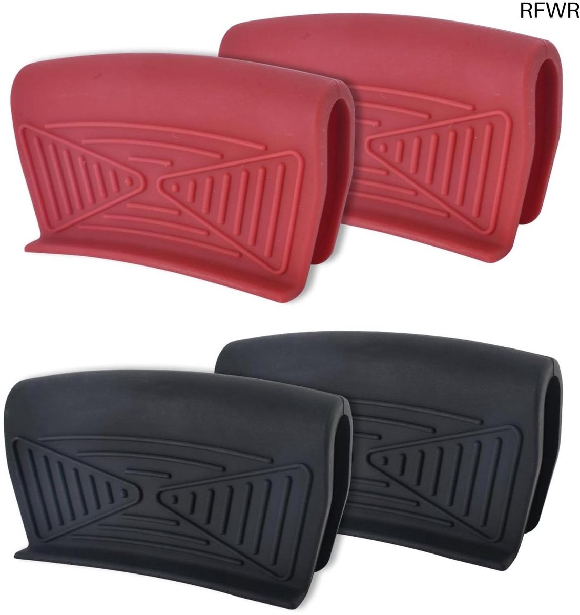 RFWR® Hittebestendige siliconen pannenlappen - 4 stuks