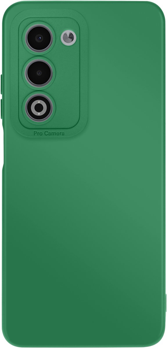 Avizar Zachte siliconen hoes Geschikt voor Oppo A5 met cameravermogen, Groen