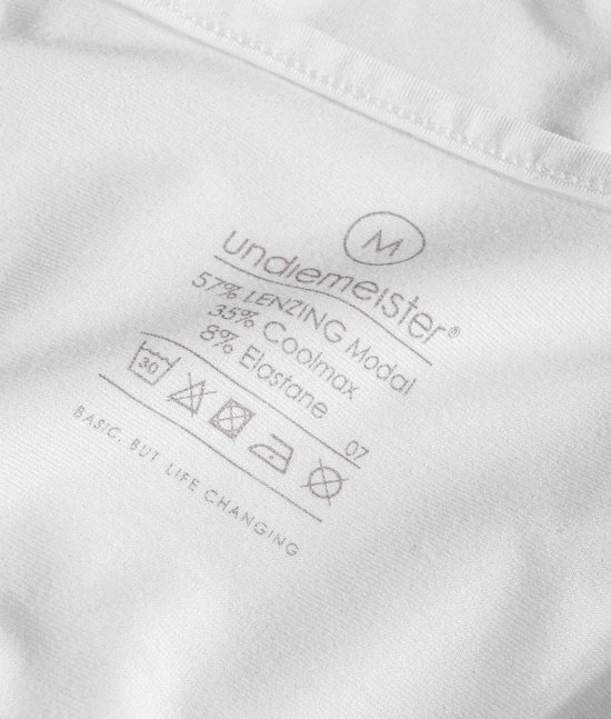 Slips femme Undiemeister - Lot de 3 - White Chalk - Sous-vêtements respirant soyeux et doux - Bande élastique - Coutures plates - Sans étiquette - Finition lisse - Tencel - Slips - Taille L