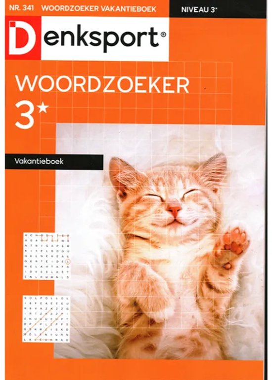 Denksport Woordzoeker Vakantieboek - 341 2025