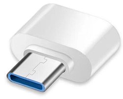USB-C Adapter Pro Serie – USB-C naar USB-A/Lightning Converter – 1 stuk – Wit – USB 3.0 A