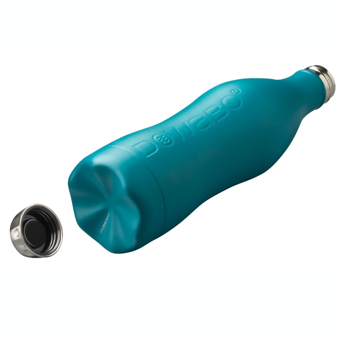 Dowabo drinkfles Earth Collection enkelwandig Petrol - 1200 ml - Blauw