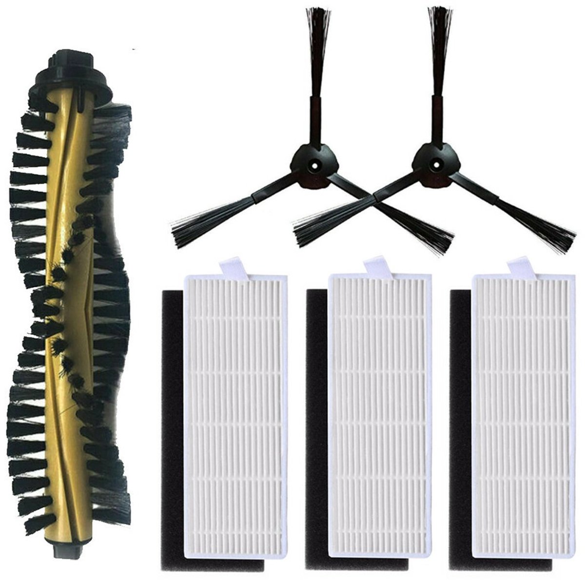Geschikt voor HEPA-filter zijborstel vervangen Geschikt voor ilife A4 A4s robotstofzuigeronderdelen