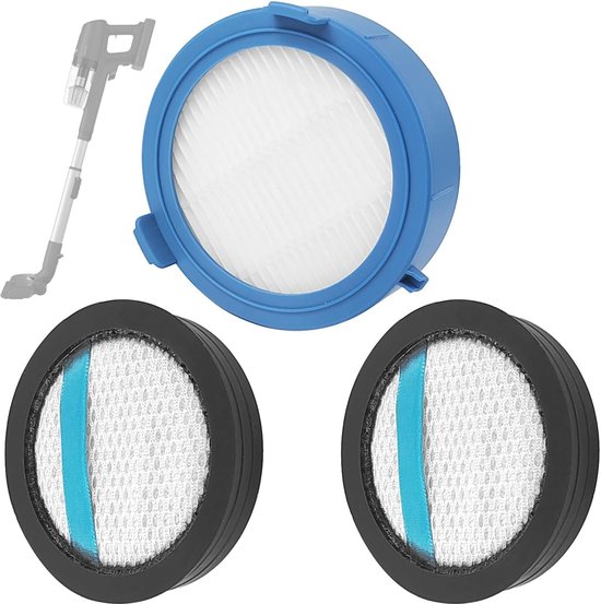 3 stuks - stofzuigerfilterset - 2 front engine filters + 1 hygiënefilter - geschikt voor AEG Ultimate 8000 - regelmatige filtervervanging - stofzuiger reserveonderdelen filter - stofzuigeraccessoires - voor slaapkamer, woonkamer, garage