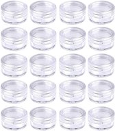 NAMYEUT 12 stuks 250 ml kunststof voorraaddozen met deksel