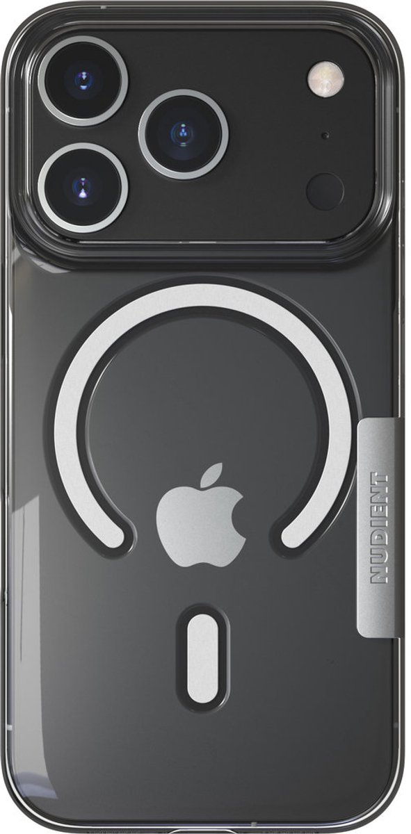 Nudient Thin Magsafe Case geschikt voor Apple iPhone 17 Pro - Transparant