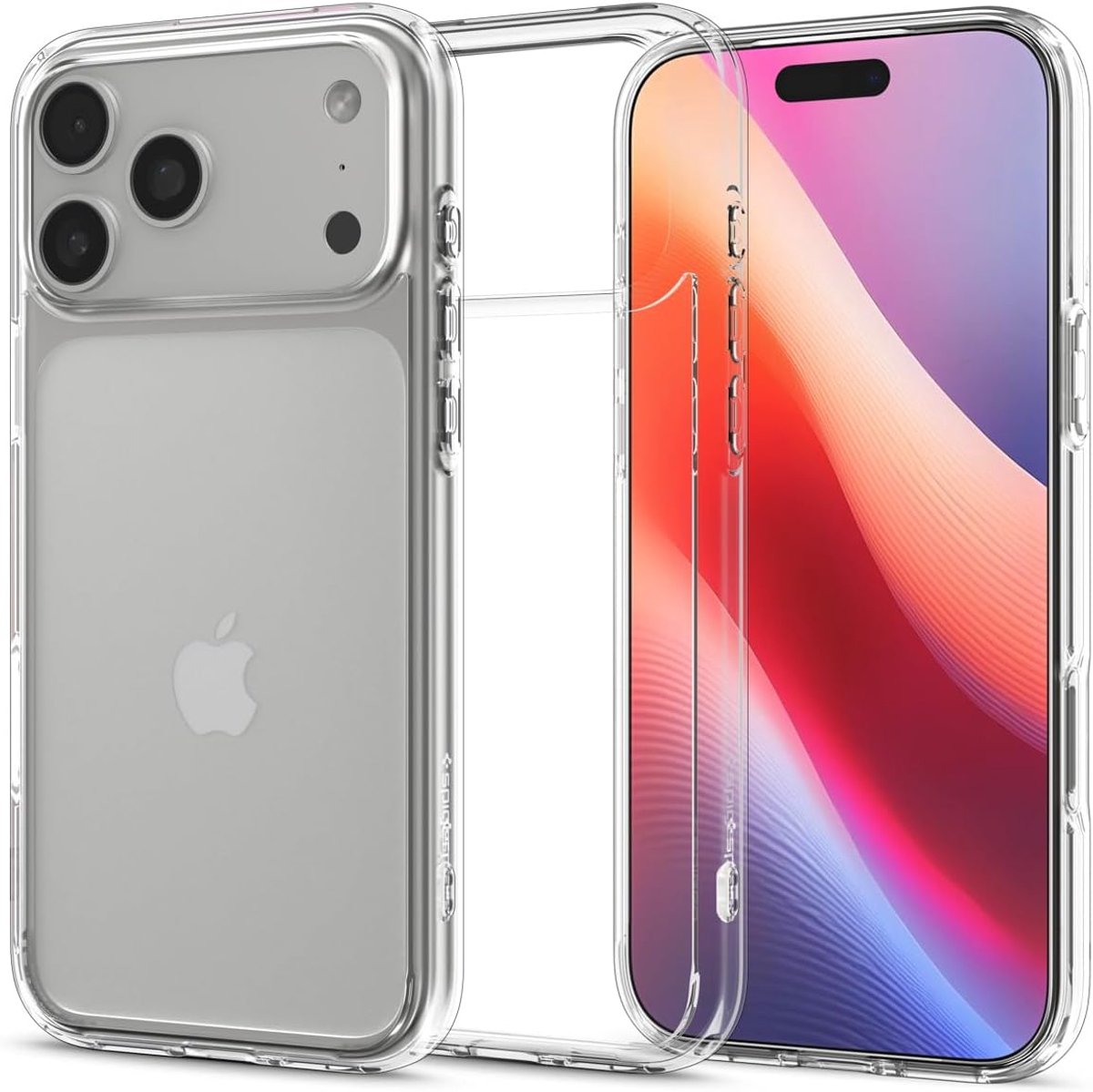 Spigen Geschikt voor Apple iPhone 17 Pro - Anti Vergeling - Ultra hybrid - Slank - Back Cover Hoesje - Transparant