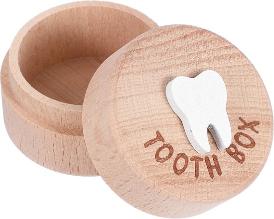 free-space Tandenfee doos 3D gesneden houten kist souvenir gevallen tand aandenken opbergdoos cadeau voor jongen of meisje (tandfee doos free-space Tandenfee doos 3D gesneden houten kist souvenir gevallen tand aandenken opbergdoos cadeau voor jongen of meisje (tandfee doos