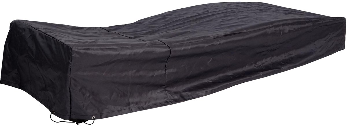 MCW Afdekhoes MCW-J41, afdekzeil beschermhoes, tuinmeubel ligstoel buiten, 40x200x85cm, antraciet Zwart
