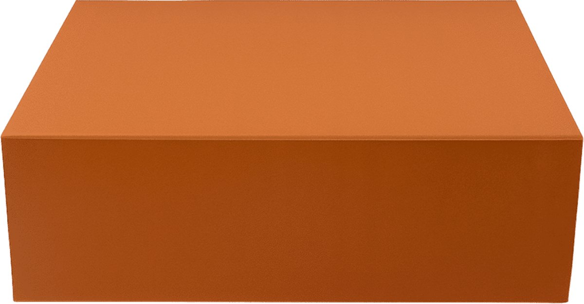 Geschenkdoos (2 Stuks) - Mocha Mousse - 35x25x11 - Magnetisch - Opvouwbaar
